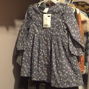 NWT H&M blue floral dress